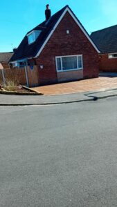 After driveway conversion - new driveway 