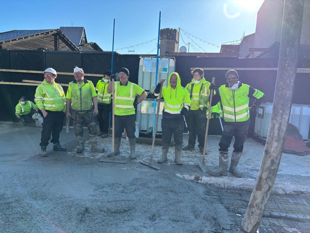 PIC installation team at Aviktas Blackpool Pleasure Beach