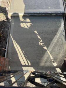 new concrete steps to match repair job 